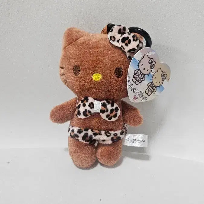 [BUNJANG] Tanning Hello Kitty Leopard Bikini Charm / 태닝 헬로키티 레오파드 비키니 키링