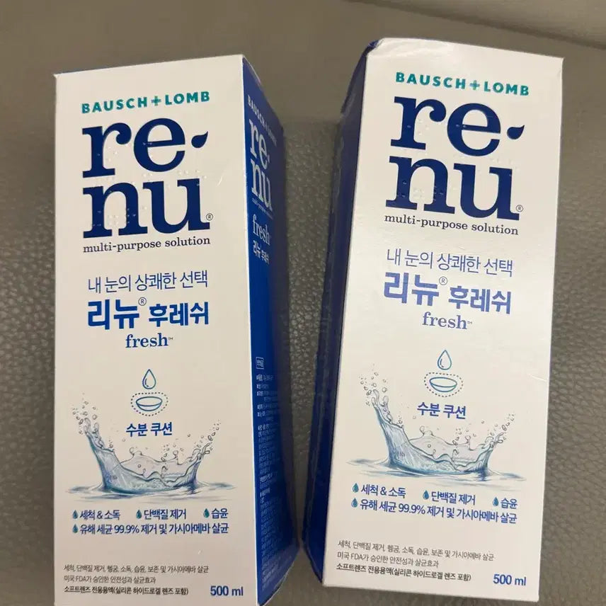 [BUNJANG] Bausch + Lomb ReNu Fresh Multi-Purpose Solution 500ml / 바슈롬 리뉴 후레쉬 500ml