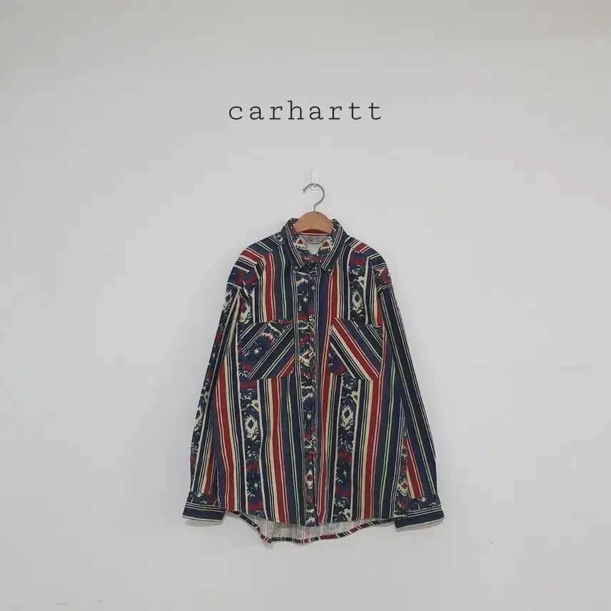 [BUNJANG] Carhartt Navajo Pattern Work Shirt / No.26091016 칼하트 나바호 패턴 셔츠