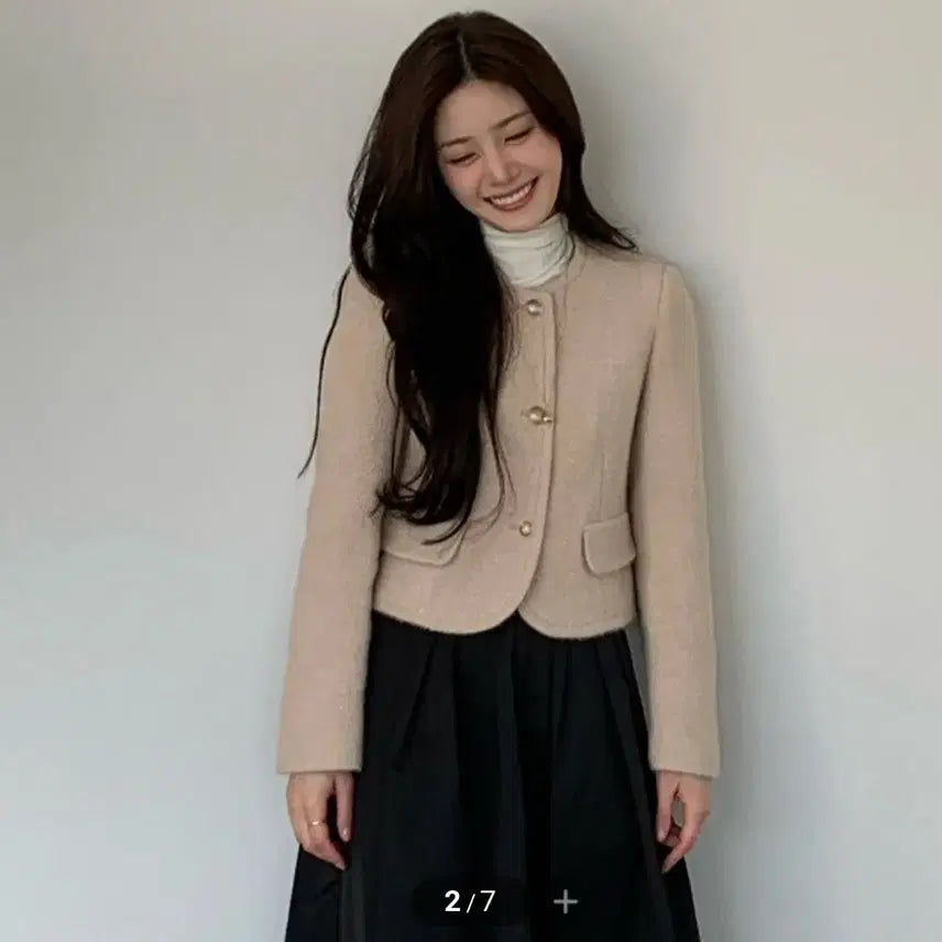 [BUNJANG] Roem Textured Jacket M / 로엠 헤어리 조직감 자켓