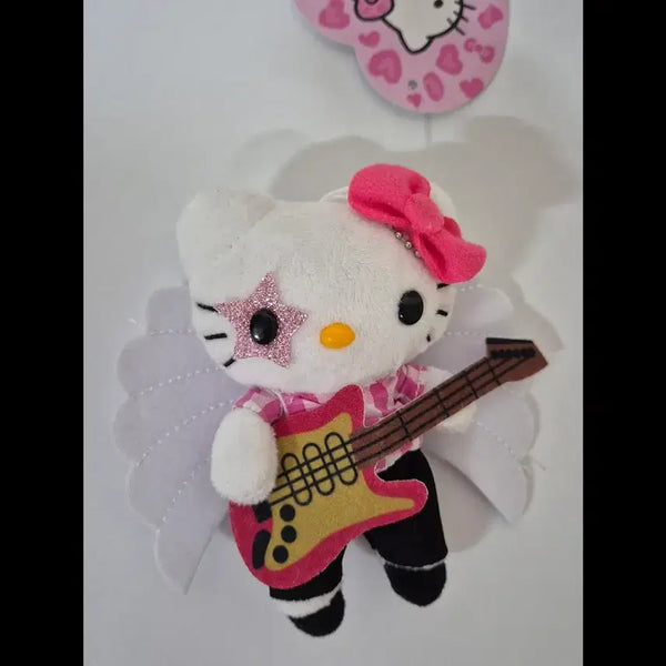[BUNJANG] Sanrio Rock Star Kitty Keychain Doll / [산리오] 키티 키링 3종 세트 (도끼,락스타,나비)