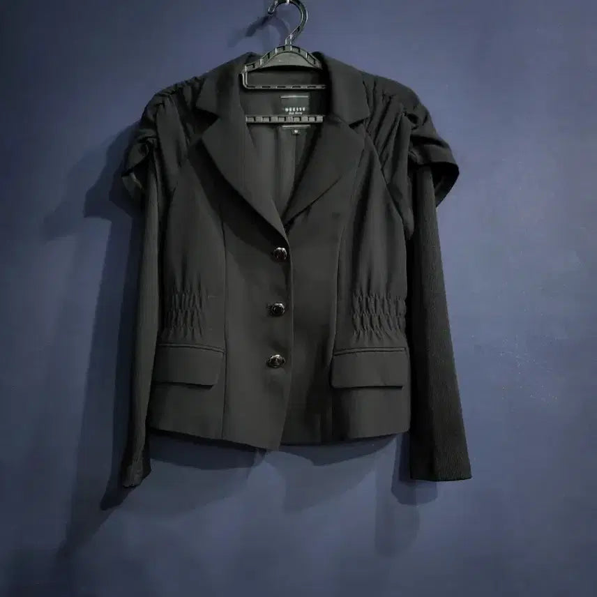 [BUNJANG] Women's Smoking Shirring Jacket / 스모킹셔링 자켓