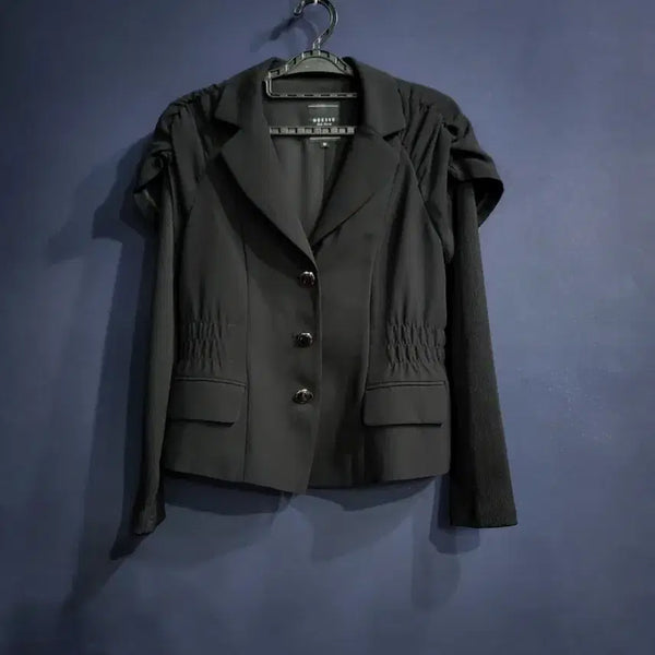 [BUNJANG] Women's Smoking Shirring Jacket / 스모킹셔링 자켓