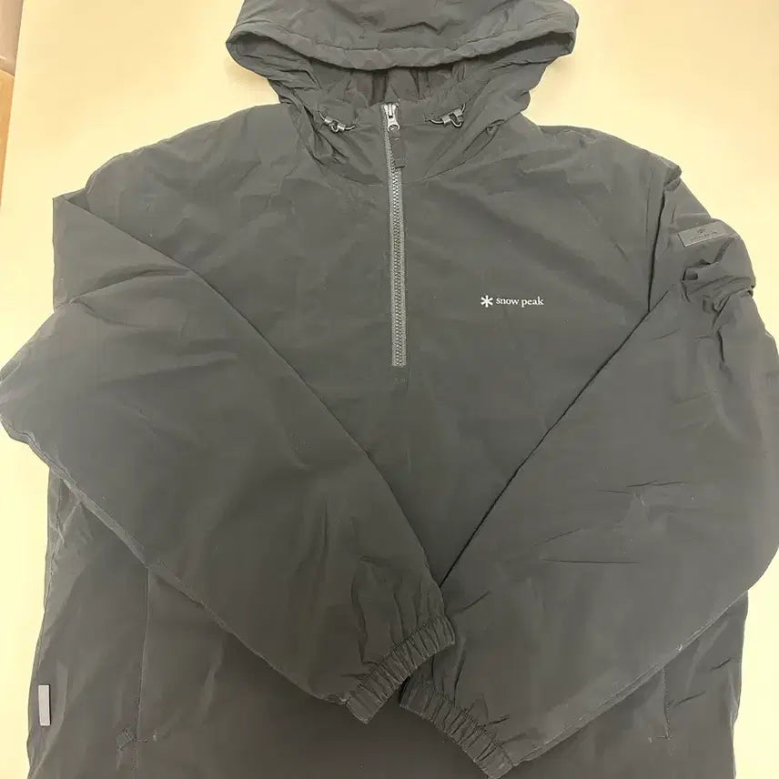 [BUNJANG] Snow Peak Lightweight Anorak Jacket (Black) / 스노우피크 경량 아노락 자켓 (블랙)