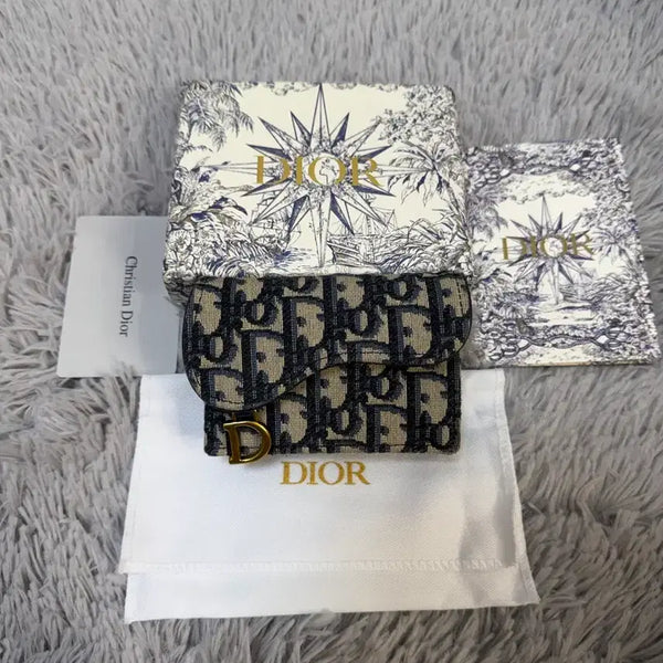 [BUNJANG] Dior Oblique Saddle Card Holder / 디올 오블리크 새들 카드지갑