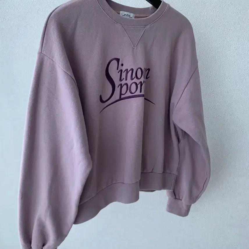 [BUNJANG] Sinoon Pink Purple Sweatshirt / 시눈 핑크퍼플 스웨트셔츠