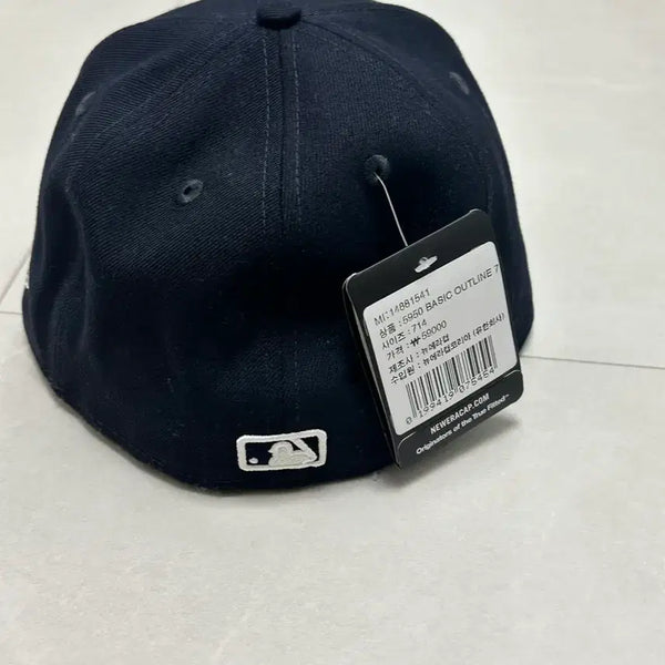 [BUNJANG] New Era BASIC OUTLINE 5950 Baseball Cap Size 7 1/4 Navy / 뉴에라 BASIC OUTLINE 7 팝니다 새제품!!