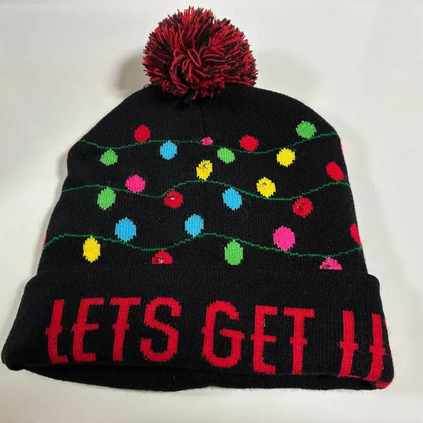 [BUNJANG] Christmas Light Beanie / 크리스마스 전구 비니
