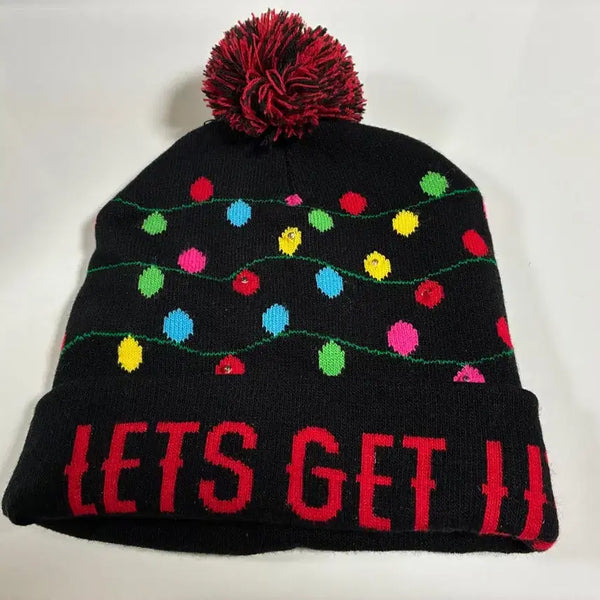 [BUNJANG] Christmas Light Beanie / 크리스마스 전구 비니