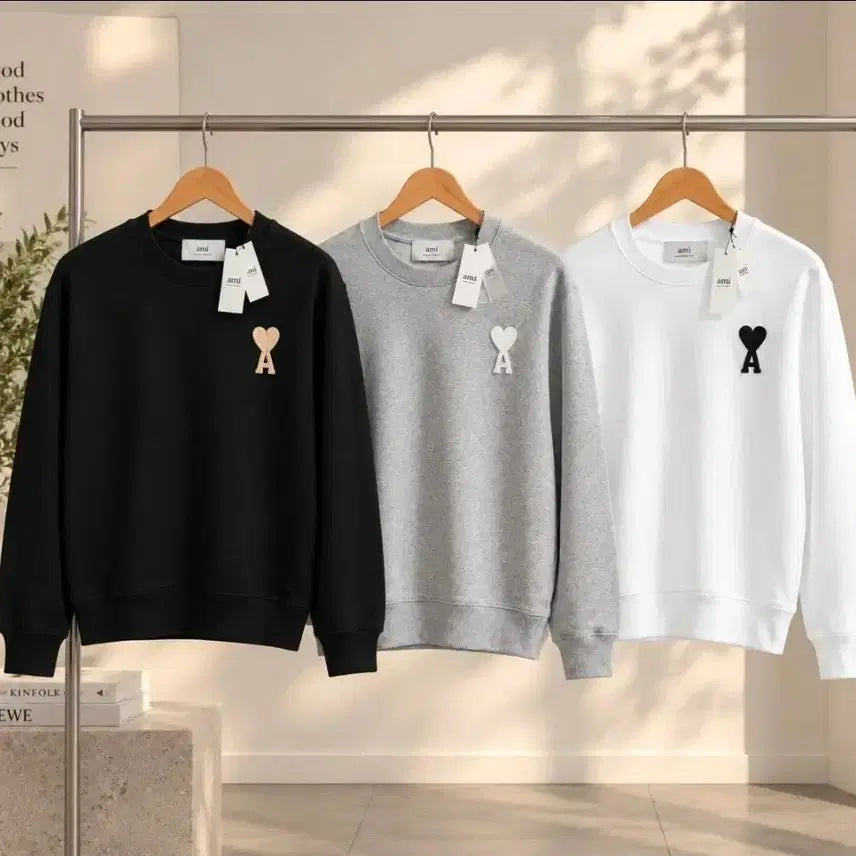 [BUNJANG] AMI Sweatshirt / #(정품/새상품) 아미 스웻 맨투맨 판매합니다~