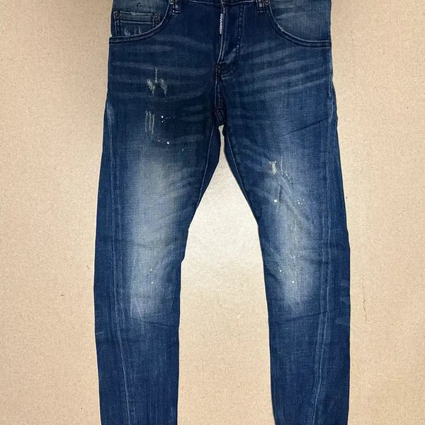 [BUNJANG] Dsquared2 Orange Roll-Up Denim Jeans (Size 46) / 디스퀘어드2 롤업 오렌지진 (46)