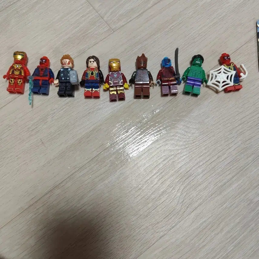 [BUNJANG] Compatible Lego Marvel Avengers 8 Figure Set / 호환레고 마블 어벤져스 피규어 종 세트