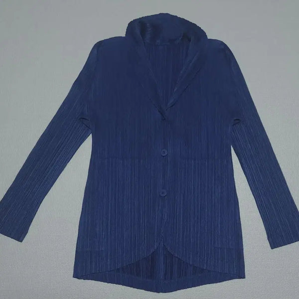 [BUNJANG] Pleats Please Blue Jacket Size 3 / (정품) 플리츠플리즈 블루 자켓(3)