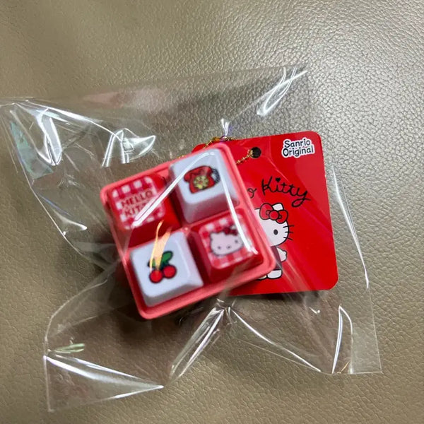 [BUNJANG] Hello Kitty Sound Keycap Keyring / 헬로키티 사운드 키캡 키링