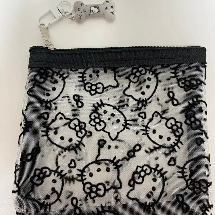 [BUNJANG] Hello Kitty Mesh Pouch / 헬로키티 망사 파우치