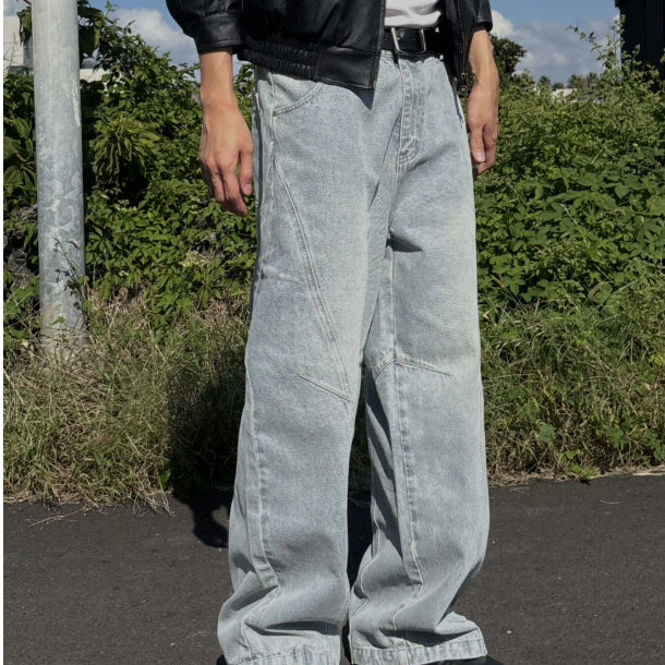 [BUNJANG] MMMC Future Cut-Out Reverse Denim Jeans / MMMC 퓨처 절개 리버스 데님
