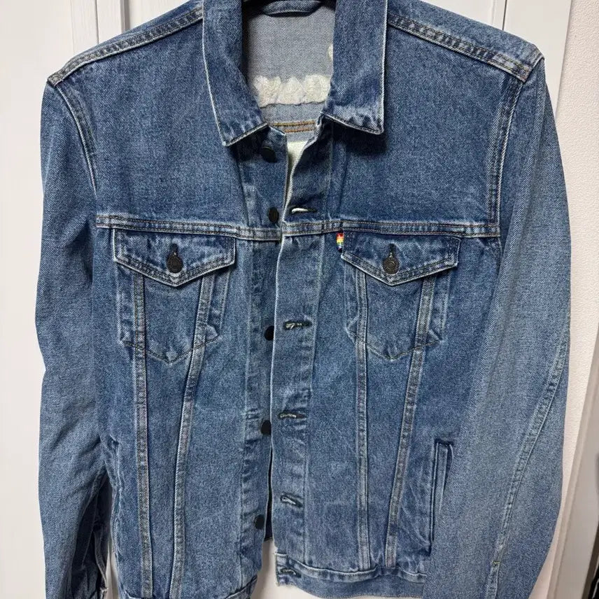 [BUNJANG] Levi's Limited Edition Pride Collection Type 3 Denim Jacket / 한정판 리바이스 프라이드 컬렉션 타입3 데님자켓
