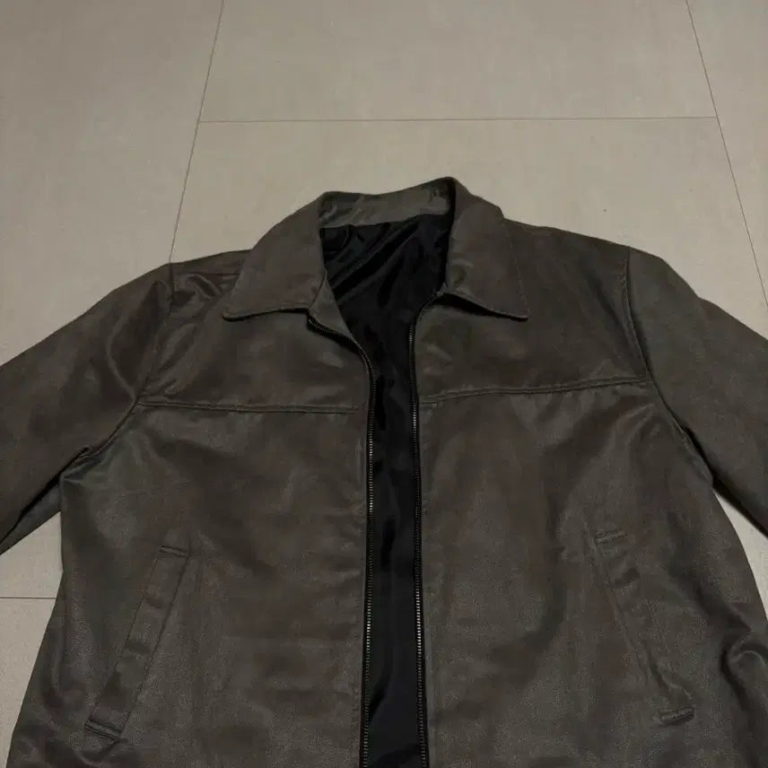 [BUNJANG] Bomber Jacket Grey / 블루종 자켓 그레이