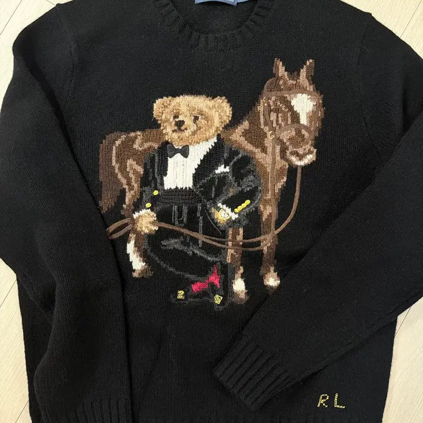 [BUNJANG] Polo Ralph Lauren Luna Bear Sweater / 폴로 루나베어 스웨터