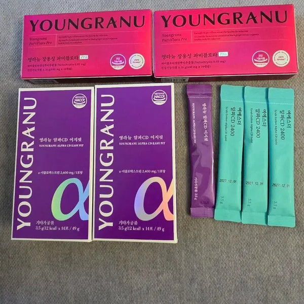 [BUNJANG] YOUNGLOW NEW ALPHA CD Easy Fit & FABIFLORA Pro Bundle Set / 영라뉴 알파CD 이지핏 / 파비플로라 프로 일괄