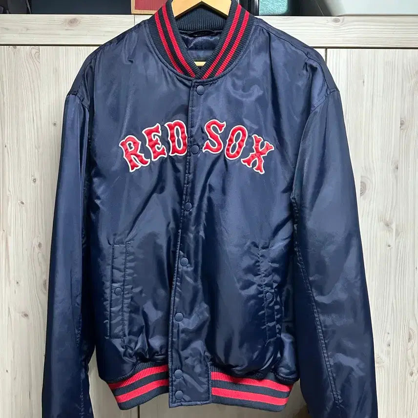 [BUNJANG] New Era Boston Red Sox Stadium Jacket / 뉴에라 스타디움 레드삭스