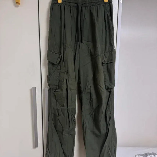 [BUNJANG] Code Graphy Mesh Cotton Cargo Pants Khaki / 코드그라피 매쉬코튼 카고팬츠 카키