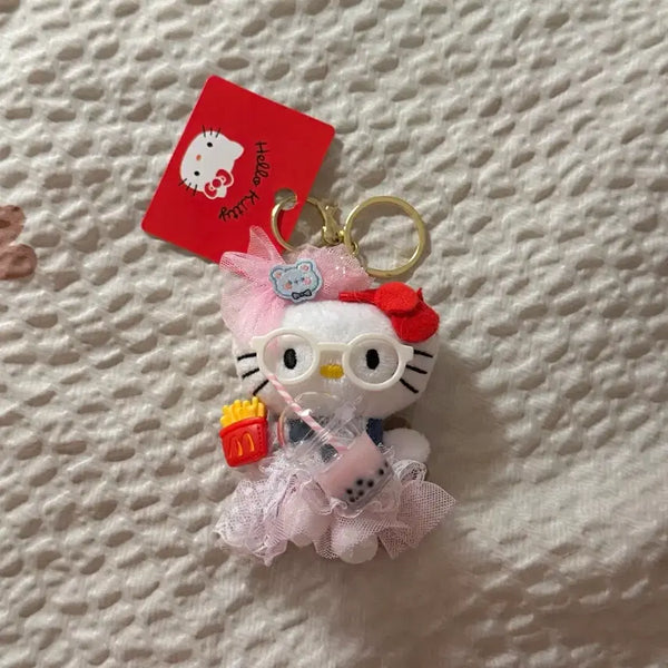 [BUNJANG] Hello Kitty McDonald's Bubble Tea Keychain Plush / (새상품) 헬로키티 맥도날드 버블티 키링 인형