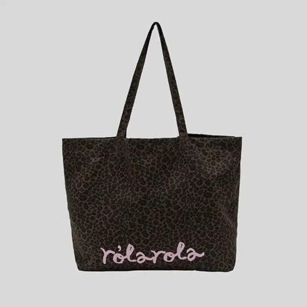 [BUNJANG] Rola Rola Leopard Eco Bag / 로라로라 호피 에코백 새제품