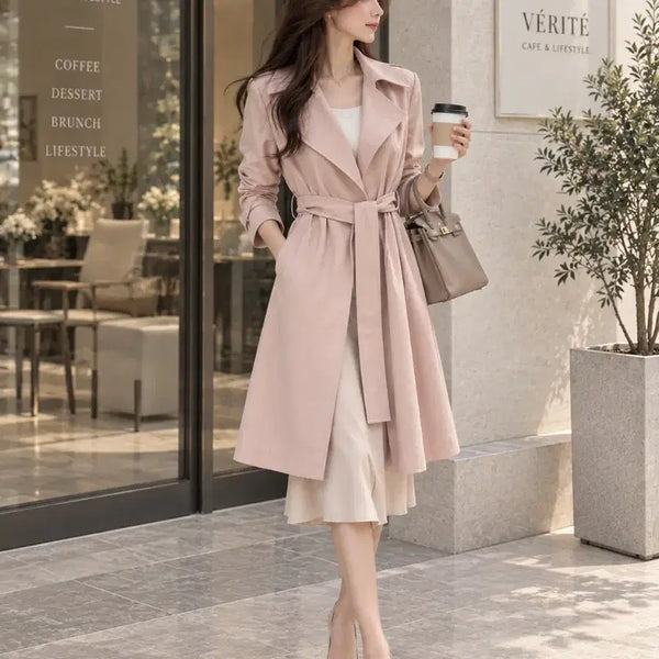 [BUNJANG] JIGOTT Beige Trench Coat Jacket / 지고트 자켓 트렌치코트 55~66