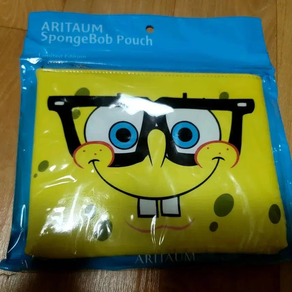 [BUNJANG] Limited Edition SpongeBob Pouch / (새상품) 한정판 스폰지밥 파우치 리미티드 에디션
