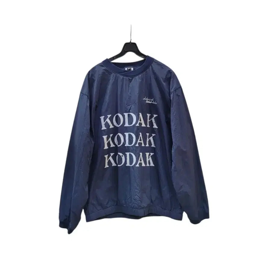 [BUNJANG] Kodak Navy Prada Nylon Sweatshirt / 코닥 네이비컬러 프라다 나일론 원단 실용적인 맨투맨