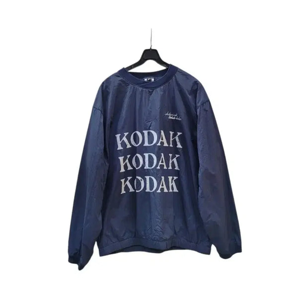 [BUNJANG] Kodak Navy Prada Nylon Sweatshirt / 코닥 네이비컬러 프라다 나일론 원단 실용적인 맨투맨