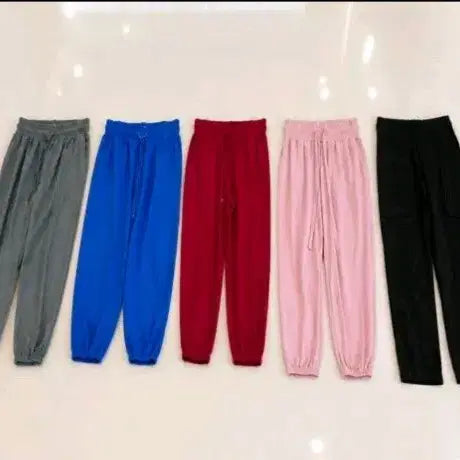 [BUNJANG] Jogger Pants 5-Piece Set / (새제품) 여성 조거바지 5벌 모두