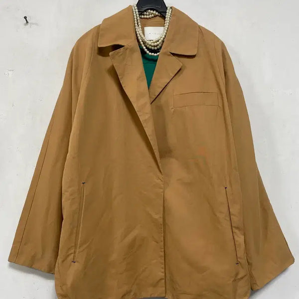 [BUNJANG] Michaa Cotton Jacket Camel Brown / N7079 MICHAA 미샤 면 자켓.