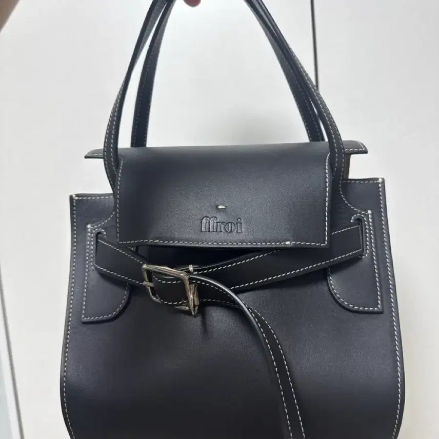 [BUNJANG] Frua Jasmine C Black Tote Bag / 프루아 자스민C 블랙 토트백
