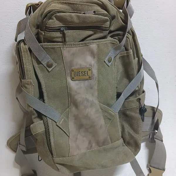 [BUNJANG] Diesel Vintage Canvas Backpack / 디젤 빈티지 캔버스 백팩