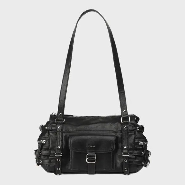 [BUNJANG] Dainese Belted Pocket Mini Shoulder Bag Black / 다이닛 BELTED POCKET MINI SHOULDER BAG 블랙