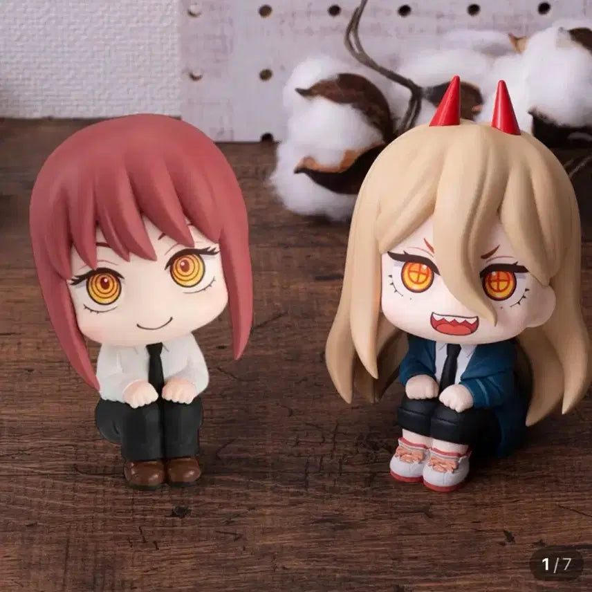 [BUNJANG] Chainsaw Man Power Makima Look Up Figures (Set) / 체인소맨 파워,마키마 룩업