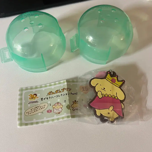 [BUNJANG] Pompompurin 30th Anniversary Connectable Rubber Charm Collection Vol. 2 Keychain / 폼폼푸린 30주년 연결되는 러버 컬렉션 2탄 가챠 키링