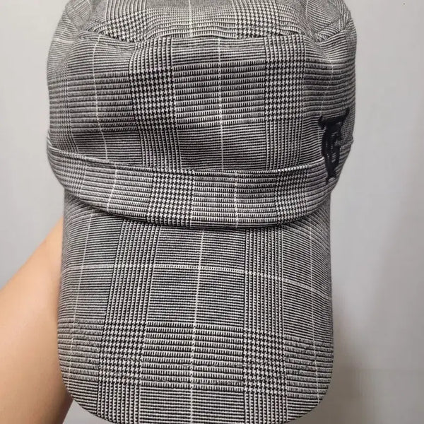 [BUNJANG] Phantom Plaid Hunting Cap Baseball Cap / 팬텀 체크무늬 헌팅캡 볼캡