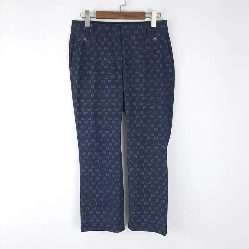 [BUNJANG] Escada White Label Monogram Pattern Slacks (Size 29) / 에스까다 화이트라벨 모노그램패턴 슬랙스 29