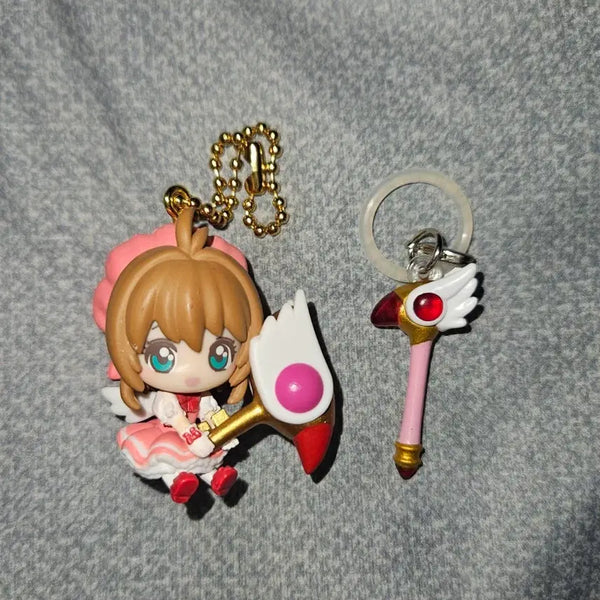 [BUNJANG] Cardcaptor Sakura Chicken Drumstick Charm Keychain Bundle / 카드캡터 체리 사쿠라 닭봉 메지루시 키링 일괄 판매