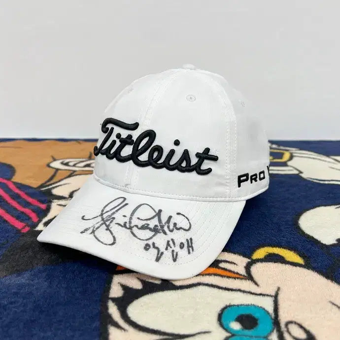 [BUNJANG] Titleist Golf Pro Ahn Shin-ae Autographed Cap / 타이틀리스트골프 골프모자/안신애프로 싸인모자