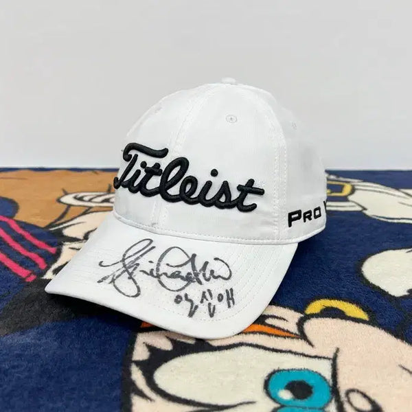 [BUNJANG] Titleist Golf Pro Ahn Shin-ae Autographed Cap / 타이틀리스트골프 골프모자/안신애프로 싸인모자