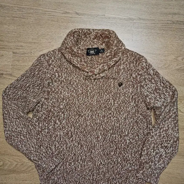 [BUNJANG] RRL Shawl Collar Sweater (Cotton-Wool Blend) / 더블알엘 (rrl) 쇼울카라 스웨터 (면모혼방)