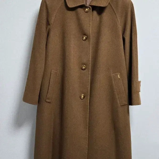 [BUNJANG] Daks 100% Cashmere Coat Brown / 닥스 캐시미어100프로  코트 브라운