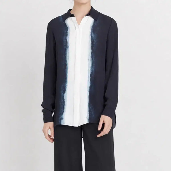 [BUNJANG] Vince Silk Deep Dye Blouse / 빈스 실크 딥 다이 블라우스