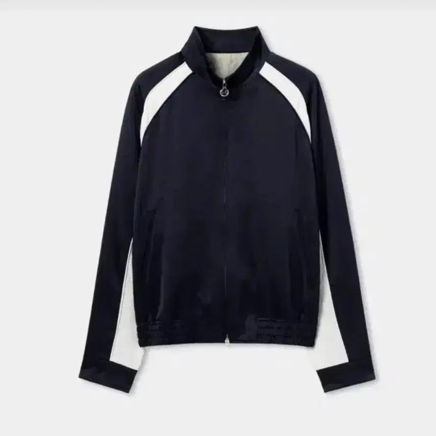 [BUNJANG] Solid Homme 26SS Contrast Track Zip-Up (Size 48) / 솔리드옴므 26SS 컨트래스트 트랙 집업(48)