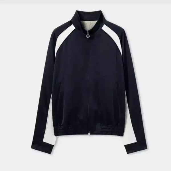 [BUNJANG] Solid Homme 26SS Contrast Track Zip-Up (Size 48) / 솔리드옴므 26SS 컨트래스트 트랙 집업(48)