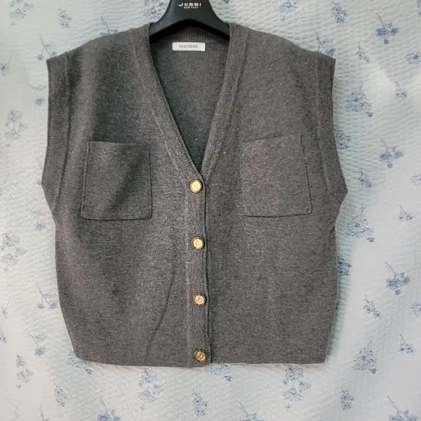 [BUNJANG] Knit Vest / 니트조끼